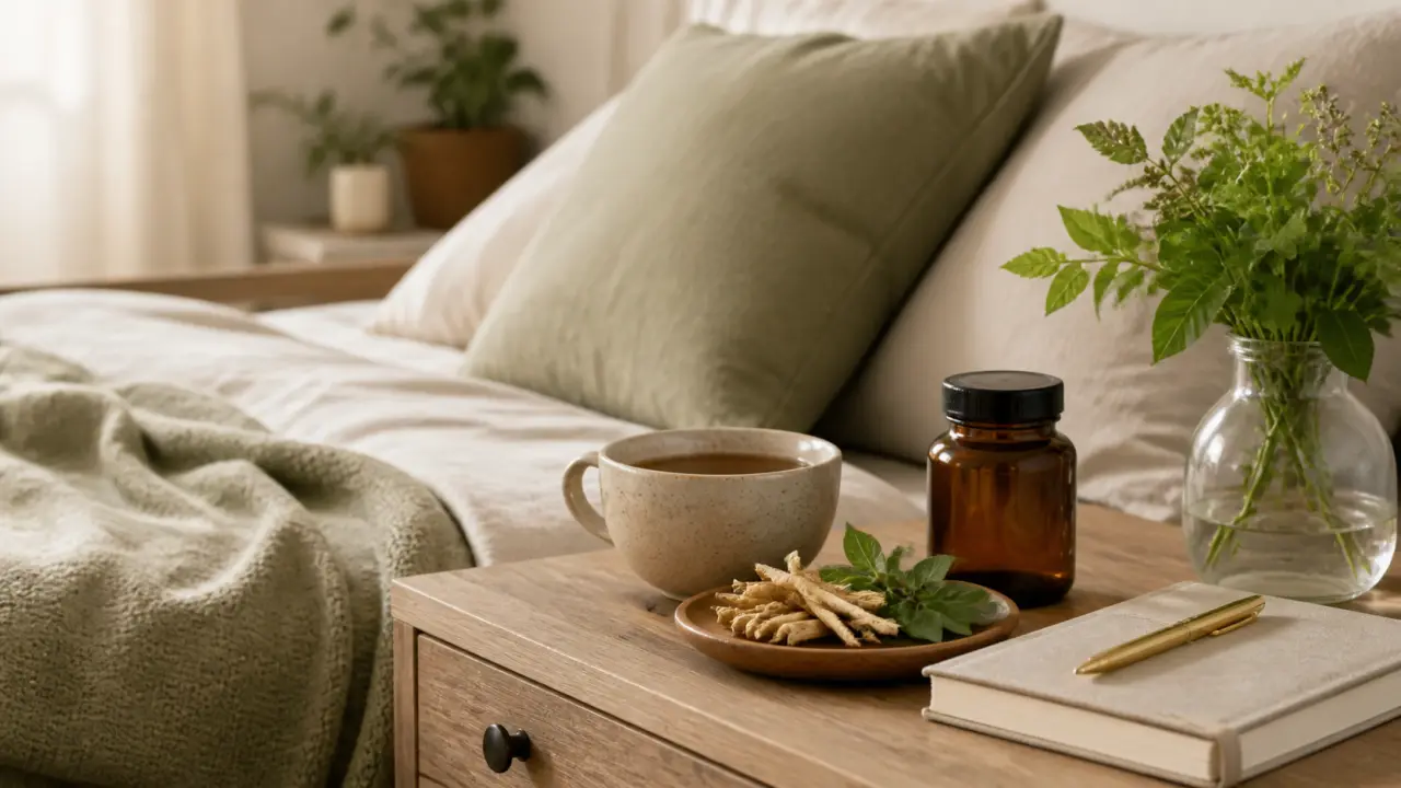 Espace de consultation lumineux et apaisant, avec plantes vertes et tisane fumante
