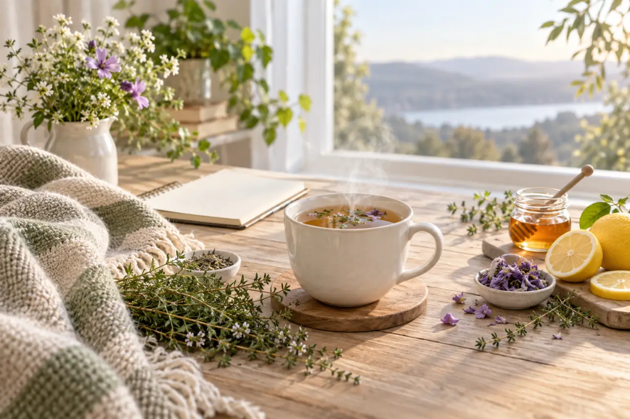 Tisane bronchite : apaiser la toux sans aggraver l’encombrement des bronches